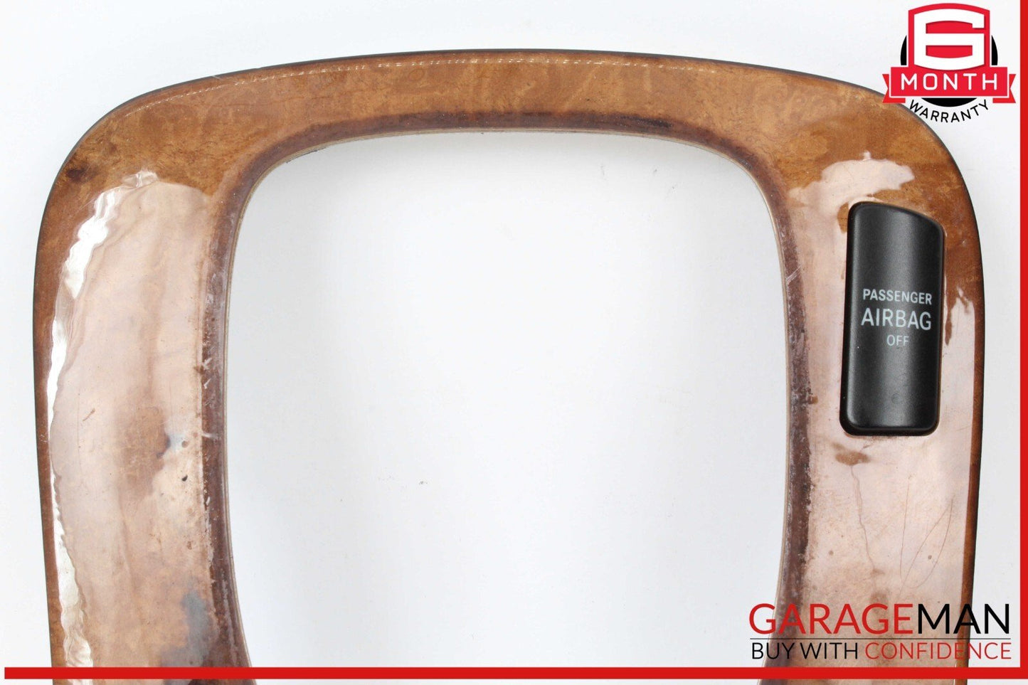 03-06 Mercedes W220 S55 AMG S600 S500 Center Console Shifter Bezel Trim Wood OEM