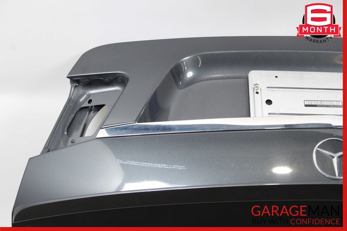 10-16 Mercedes W212 E350 Sedan Rear Trunk Lid Deck Shell Panel Tenorite Gray OEM