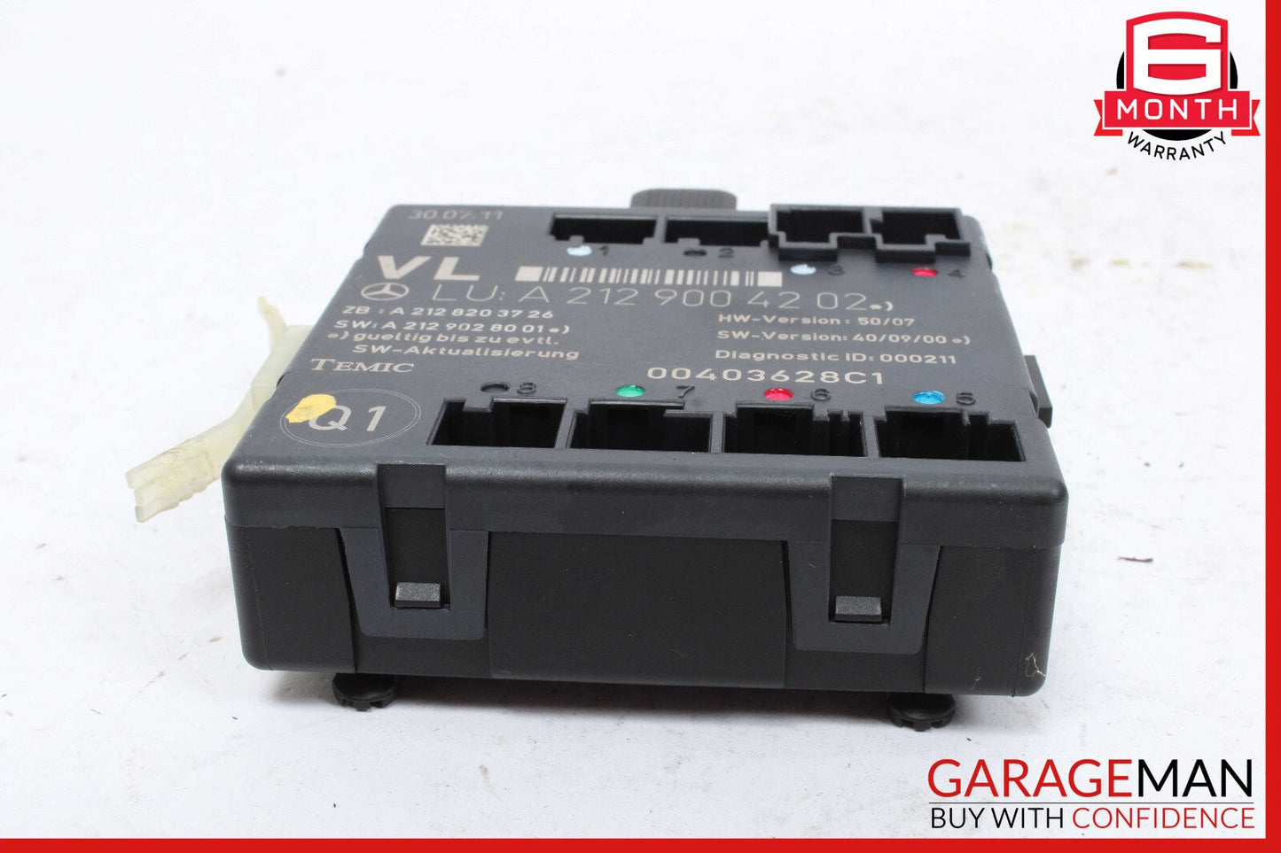 08-18 Mercedes W204 C250 SLK350 E400 Front Left Side Door Control Module OEM
