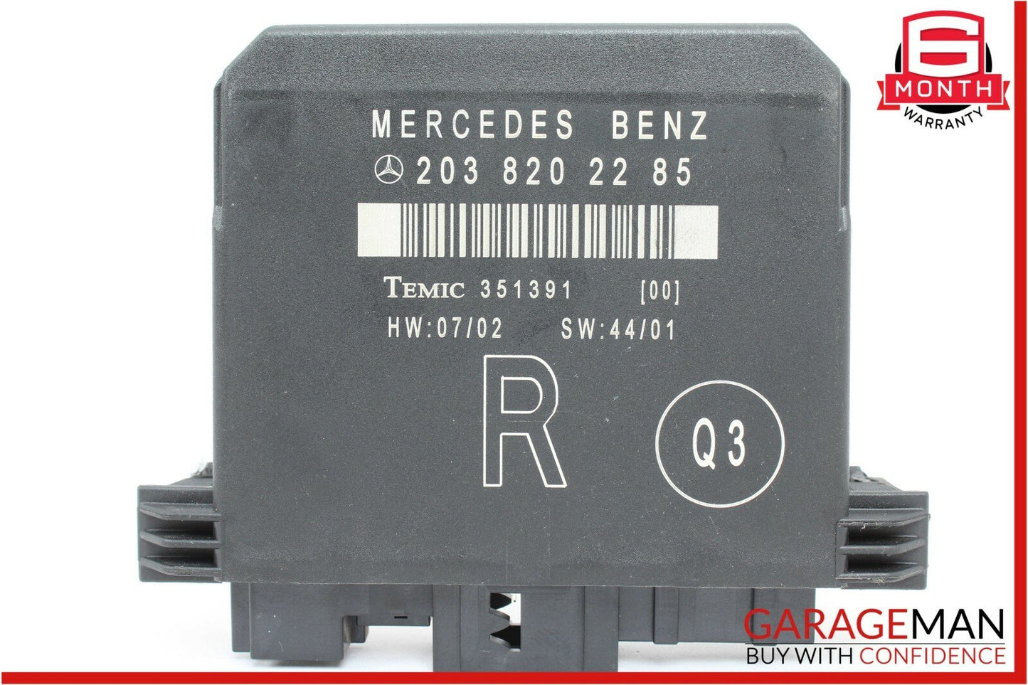 01-07 Mercedes W203 C240 C230 Rear Right Passenger Door Control Module OEM