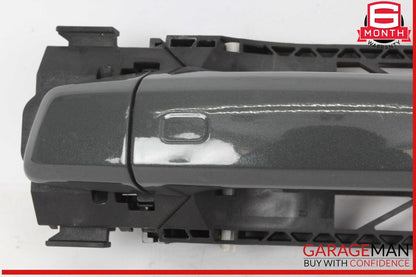 17-20 Audi S3 A3 Rear Left Driver Side Exterior Door Handle Gray 5N0837017D OEM