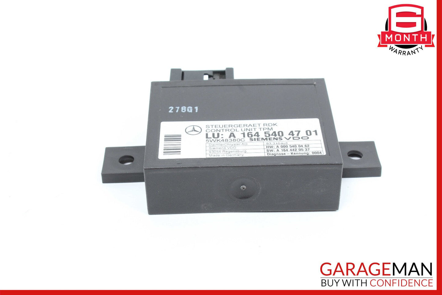 06-13 Mercedes W211 E320 R350 TPMS Tire Pressure Control 1645404701 OEM