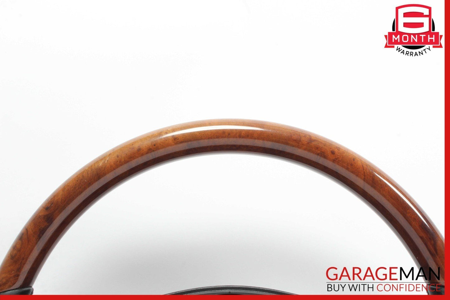 07-10 Mercedes W221 S550 Driver Steering Wheel w/Paddle Shifters Designo Wood