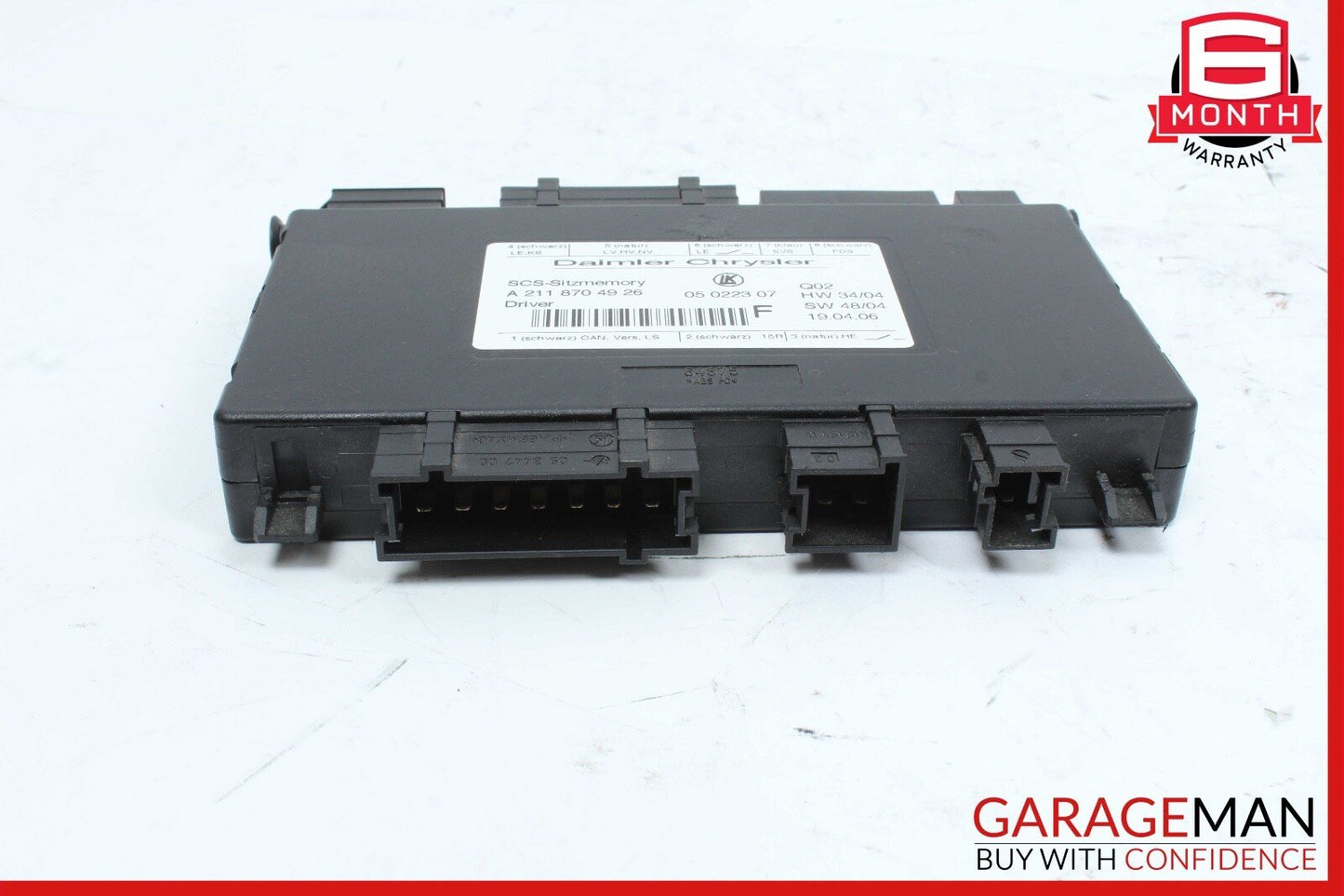 03-12 Mercedes W164 ML500 R350 GL350 Front Left Seat Control Module OEM