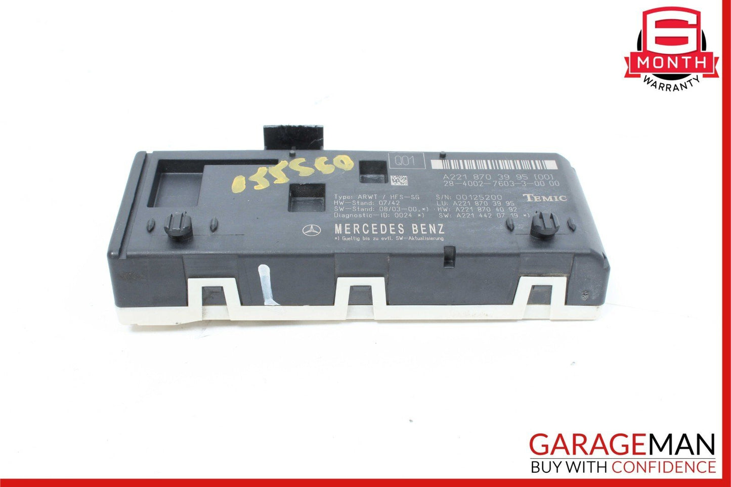 07-14 Mercedes W221 S550 CL550 Trunk Release Remote Open Close Module Unit OEM