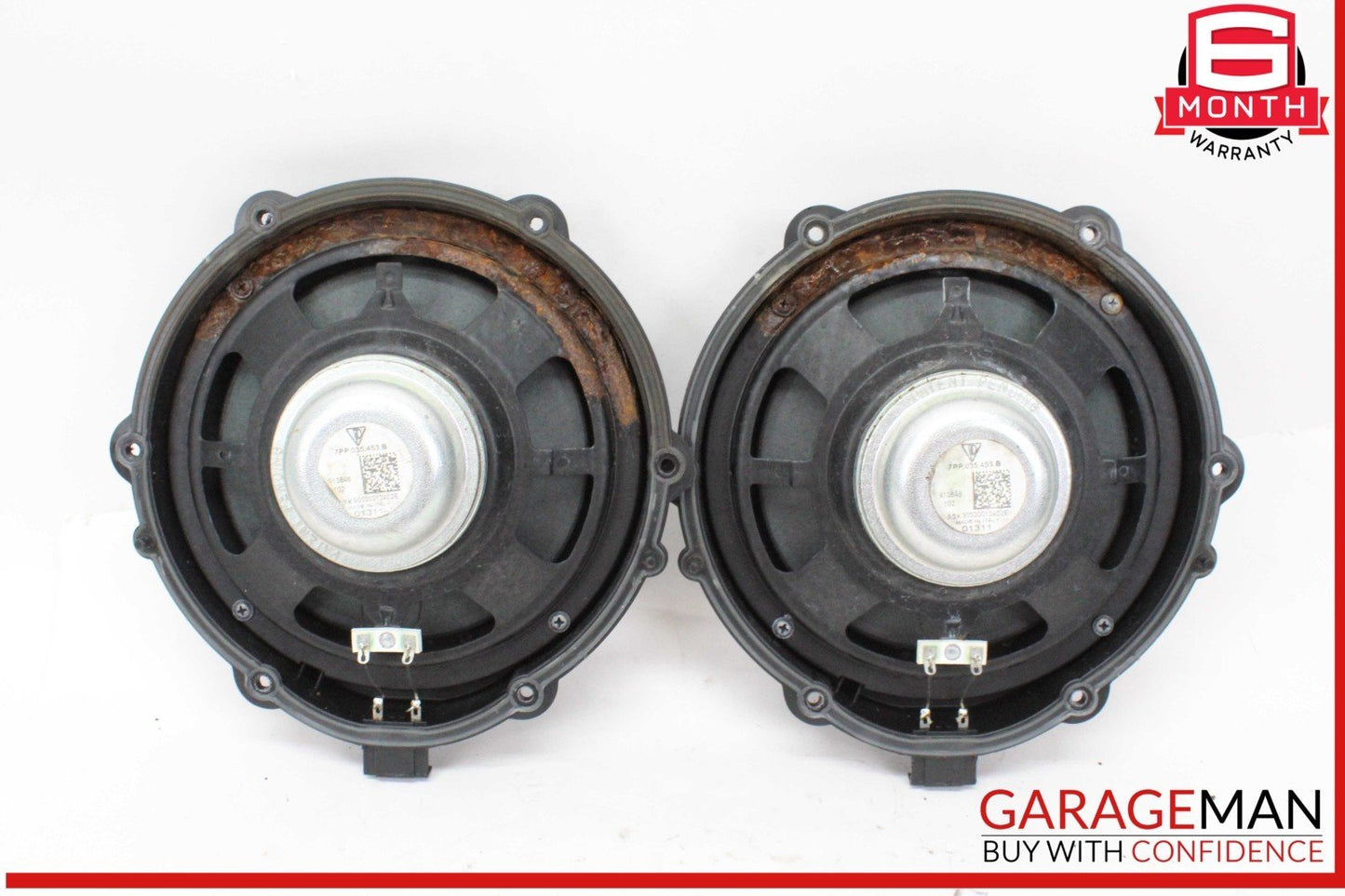 Porsche Cayenne 958 Rear Left & Right Door Audio Speaker Set 7PP035453B