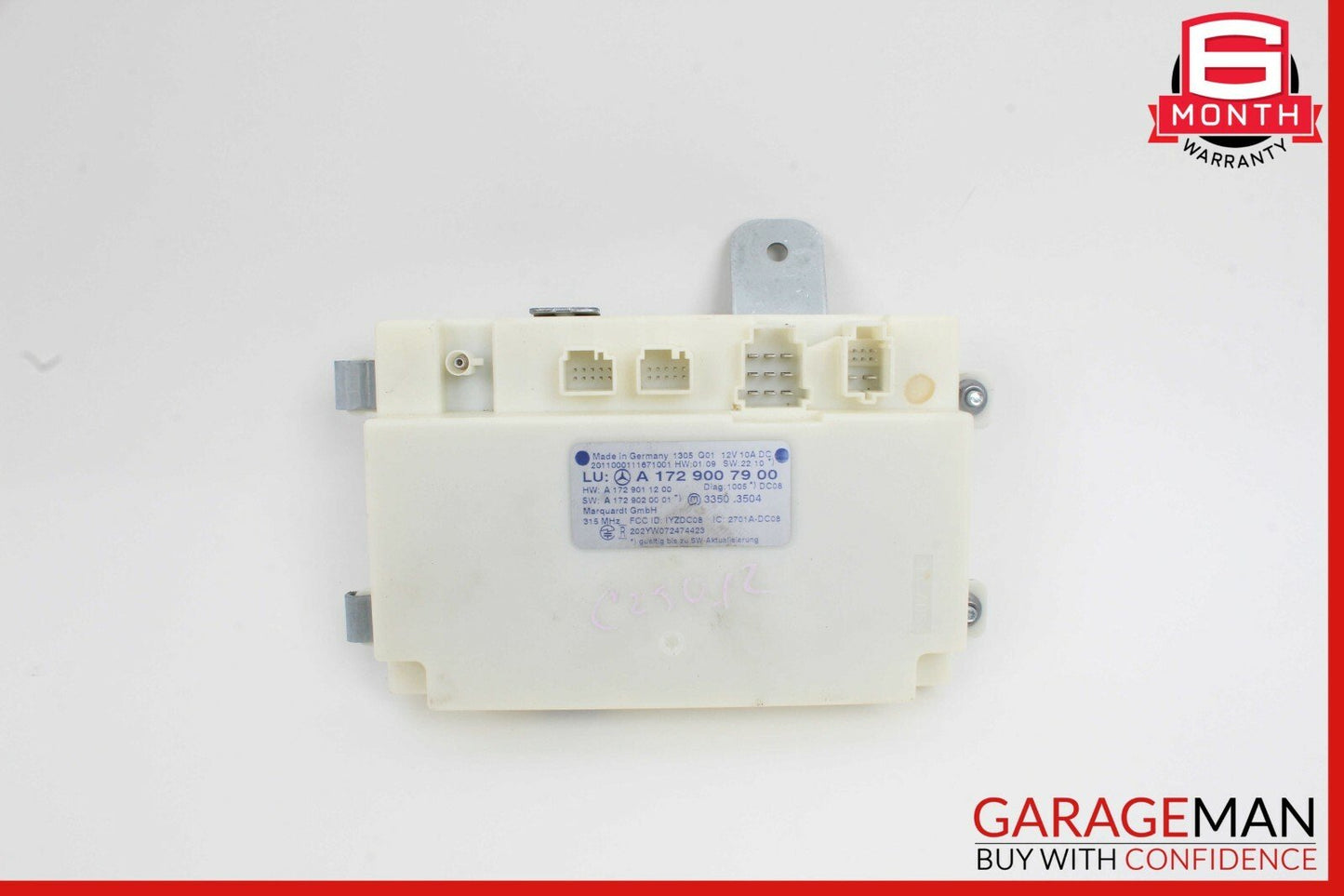 10-15 Mercedes C250 SLK350 CLS550 Keyless Go Entry Control Module 1729007900 OEM