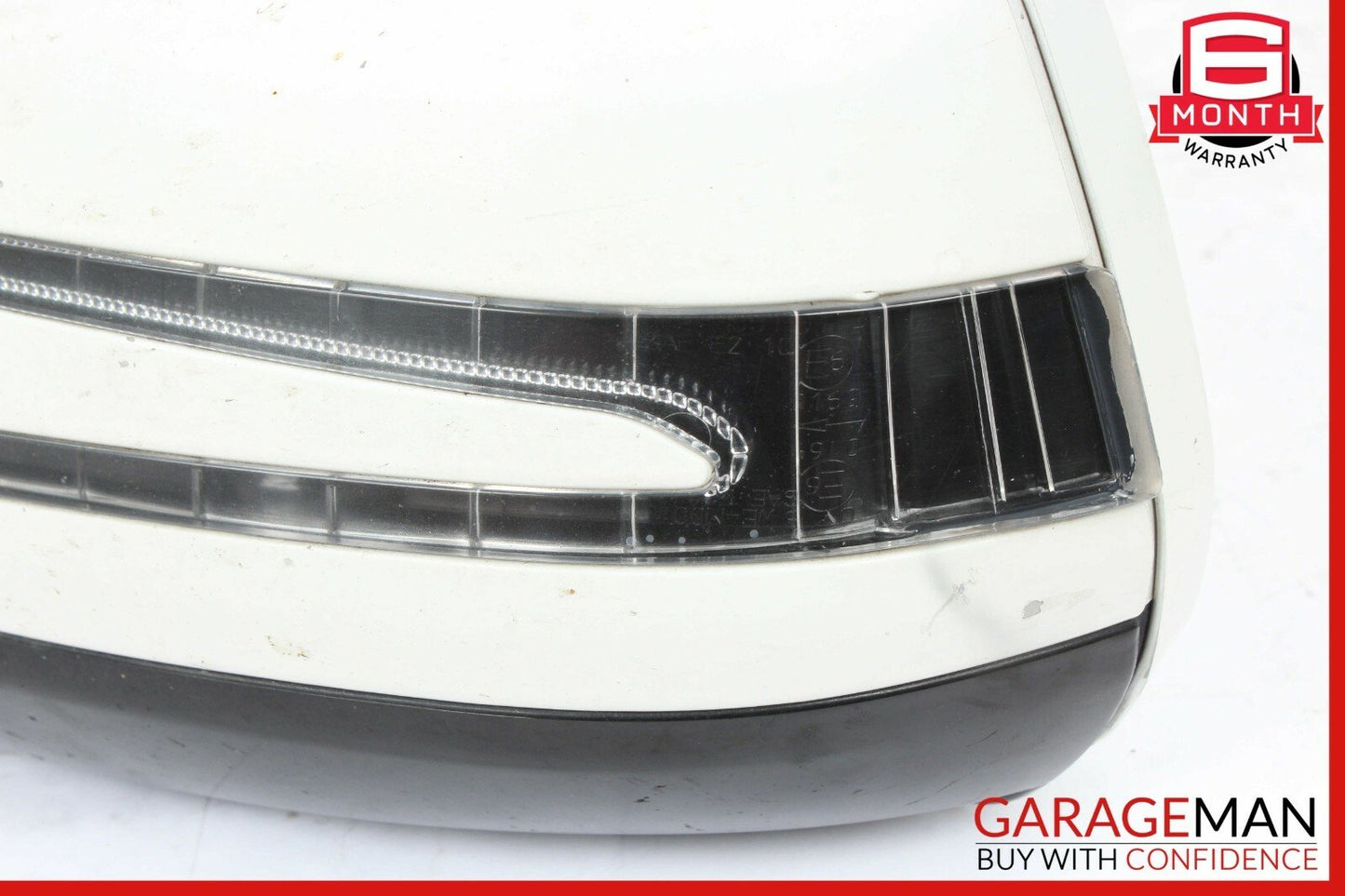 12-14 Mercedes W204 C250 C63 AMG Front Left Side Mirror Rear View Door White