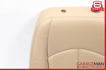 07-09 Mercedes W211 E350 Front Left/Right Top Upper Seat Cushion Cover Beige OEM