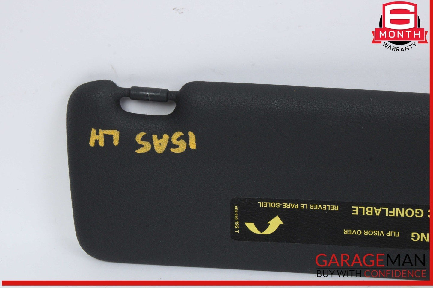 10-17 Audi A5 Front Left Driver Side Sun Visor Sunvisor Black 8H0857551 OEM
