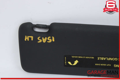 10-17 Audi A5 Front Left Driver Side Sun Visor Sunvisor Black 8H0857551 OEM