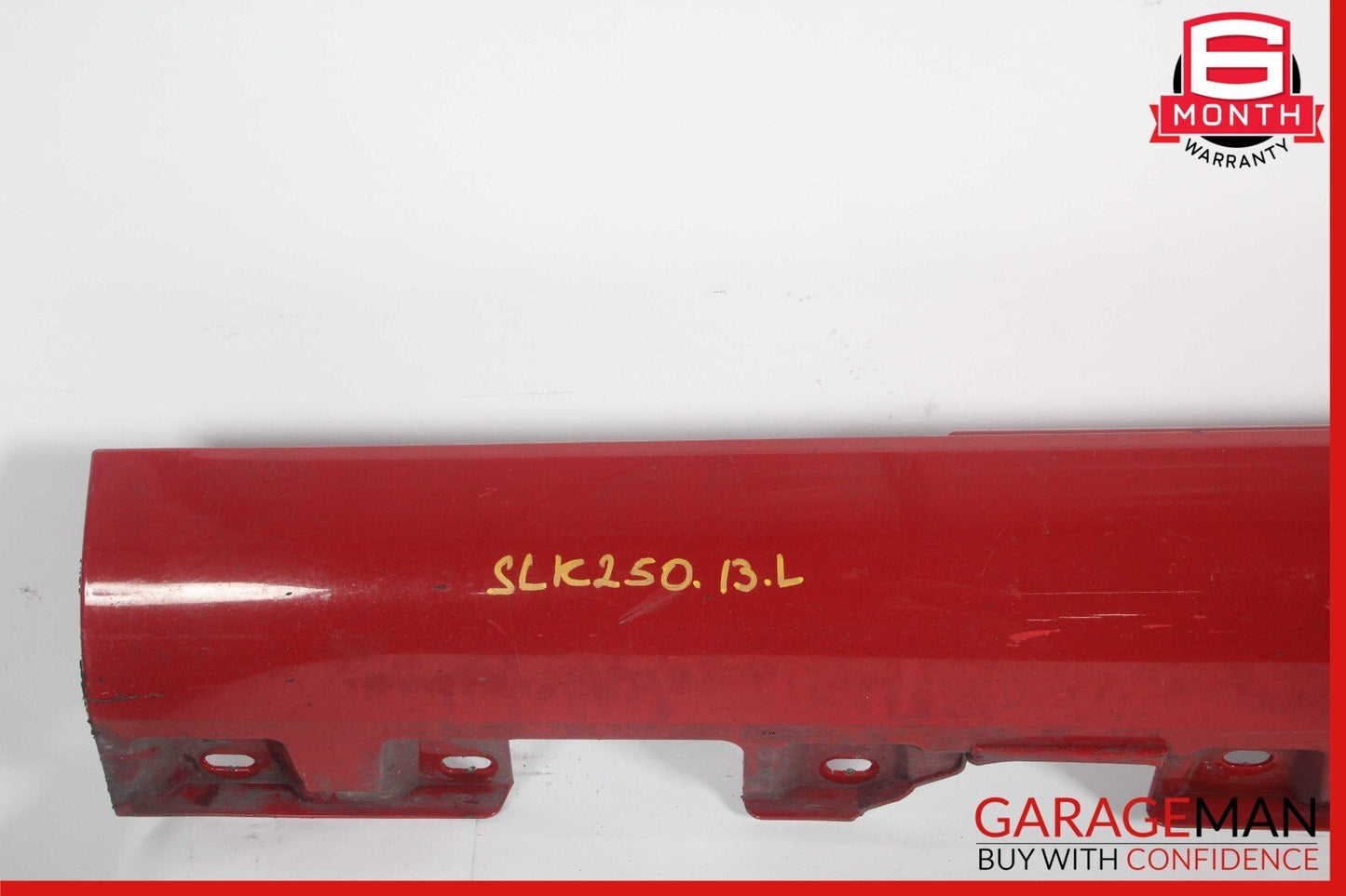 12-16 Mercedes R172 SLK250 AMG Sport Left Side Rocker Skirt Molding Panel Red