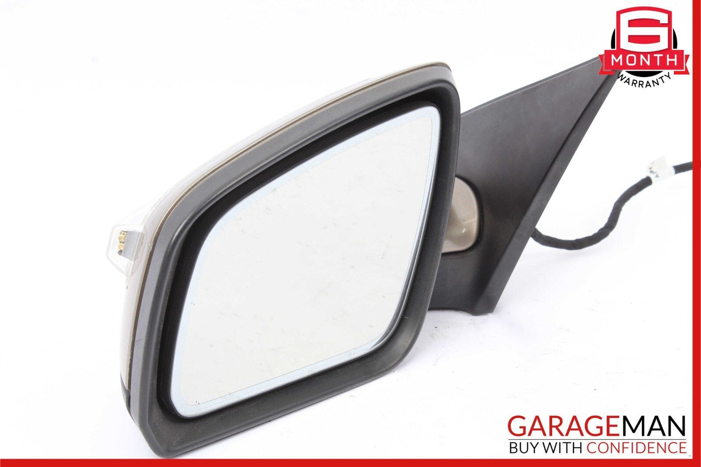 08-09 Mercedes W204 C280 C63 AMG Front Left Side Mirror Rear View Door Beige