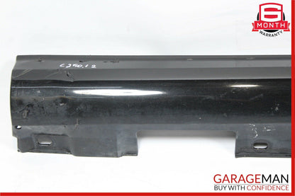 08-14 Mercedes W204 C250 AMG Sport Sedan Left Side Rocker Skirt Panel Black