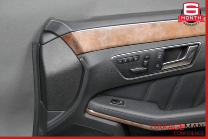 10-13 Mercedes W212 E350 E550 Front Right Interior Door Panel Assembly Black