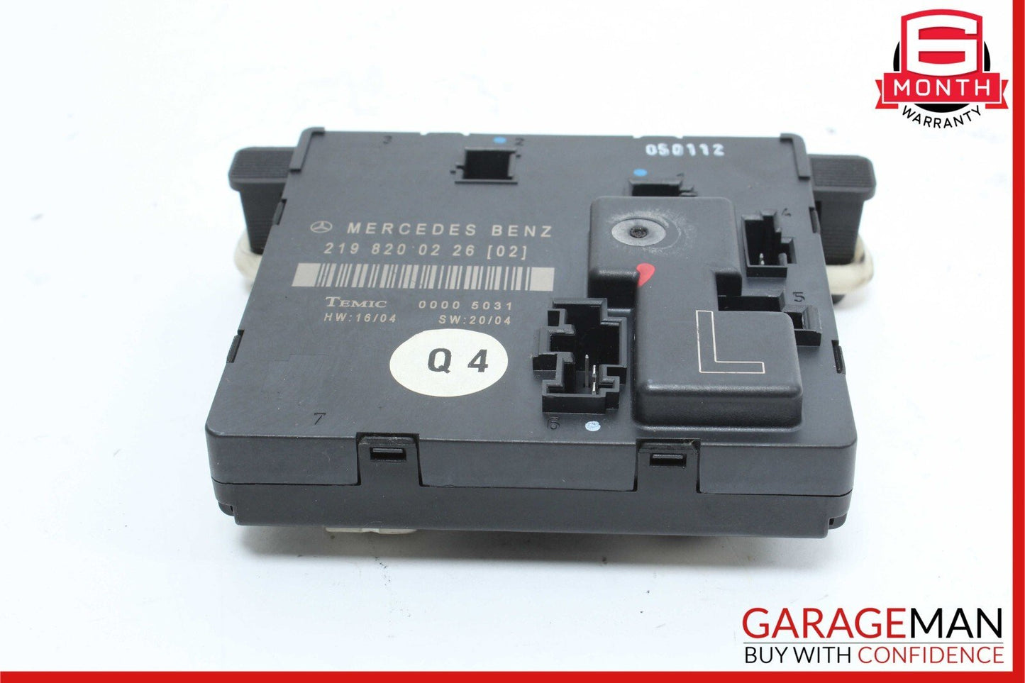 06-11 Mercedes W219 CLS500 Rear Left Side Door Control Module 2198200226 OEM