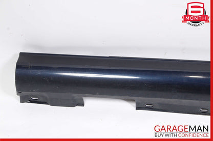 08-14 Mercedes W204 C250 AMG Sport Left Side Skirt Rocker Moulding Panel Blue