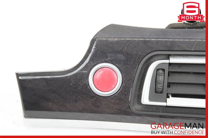 09-15 BMW 750i 750Li F01 F02 Front Center Dash Air Vents AC Heater With Hazard