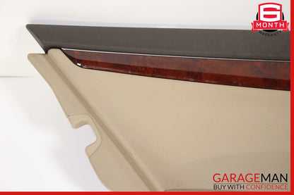 08-14 Mercedes W204 C300 C350 Sedan Rear Left Interior Door Panel Assembly Beige