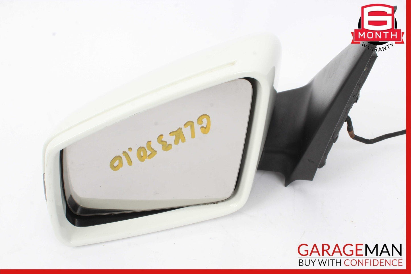 10-12 Mercedes X204 GLK350 Left Driver Side Rear View Door Mirror White OEM