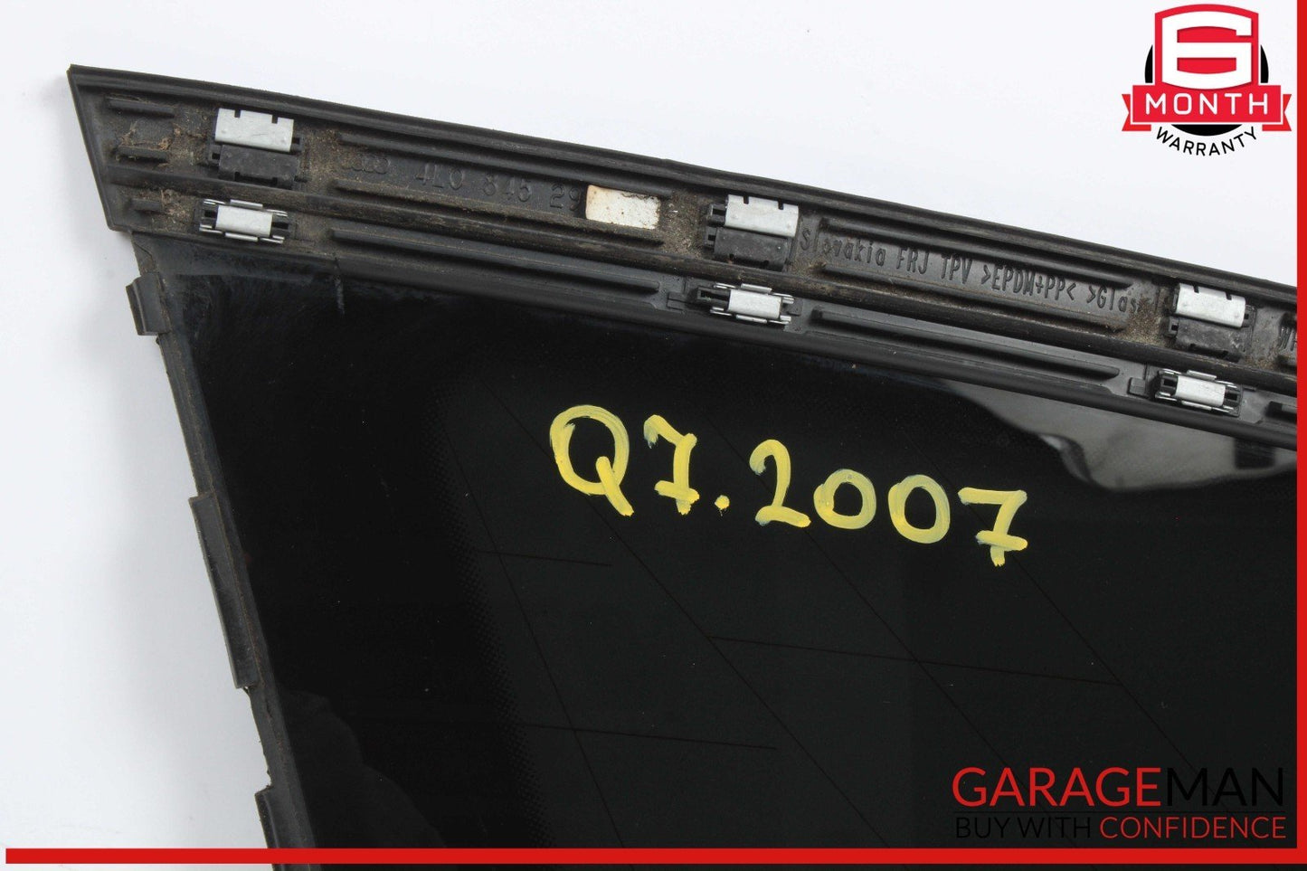 07-15 Audi Q7 Rear Left Driver Side Quarter Window Glass 4L0845299 OEM