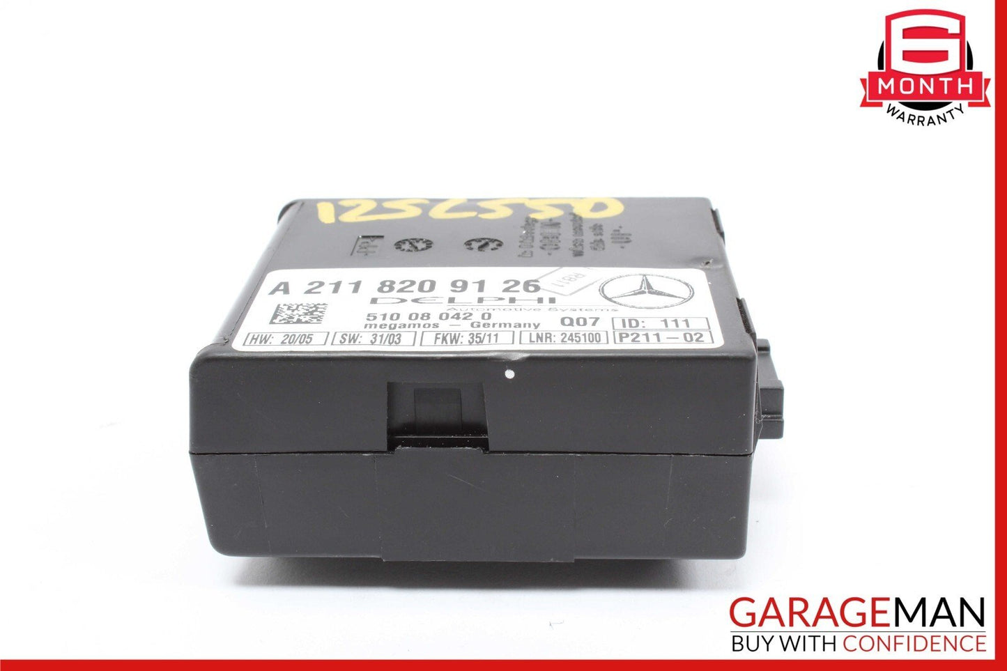 03-12 Mercedes R230 SL550 SLK350 Anti Theft Alarm Signal Control Module Unit OEM