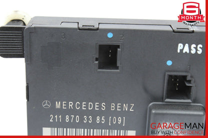 07-09 Mercedes W211 E350 E63 AMG Rear Left Driver Side Door Control Module OEM