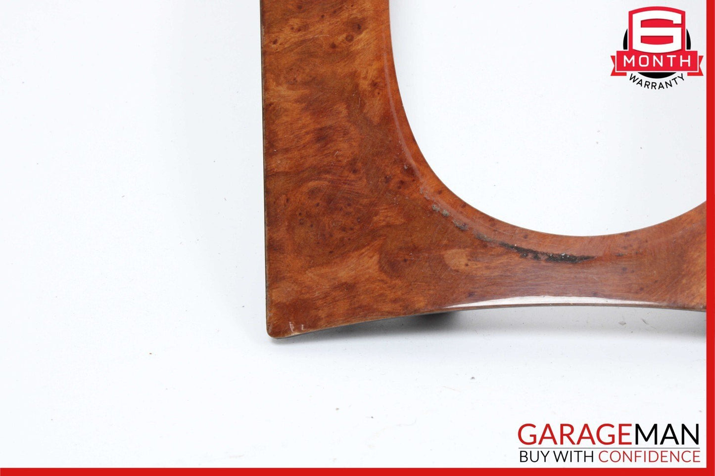 03-06 Mercedes W220 S430 S500 Front Center Console Shifter Bezel Trim Cover Wood