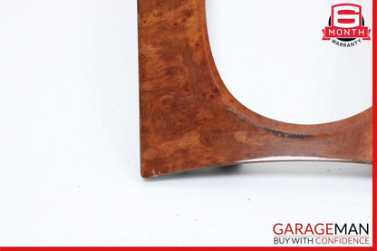 03-06 Mercedes W220 S430 S500 Front Center Console Shifter Bezel Trim Cover Wood