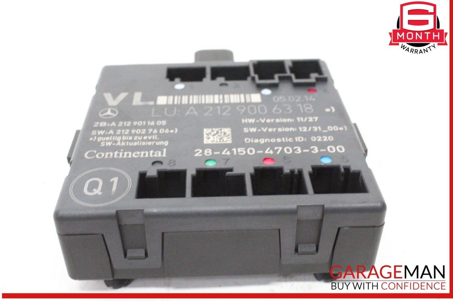 08-18 Mercedes X204 GLK350 4MATIC Front Left Side Door Control Module OEM
