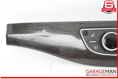 17-19 Audi Q7 Dash Center AC A/C Heater Climate Control Switch w/ Panel Trim OEM