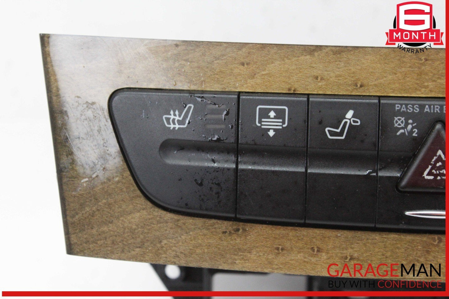03-09 Mercedes W211 E350 E500 CLS500 Hazard Switch Control Panel 2116800552 OEM