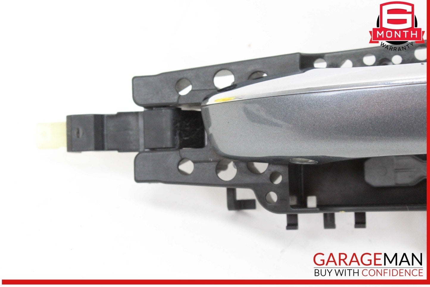 11-18 Audi A8 S8 Rear Left Driver Side Exterior Door Handle Gray 4H0839885 OEM