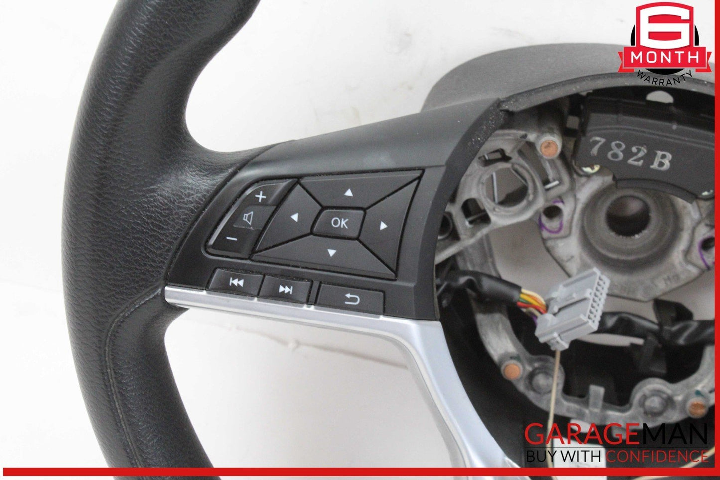 18-24 Nissan Leaf Steering Wheel Black 48430-5WK0C OEM