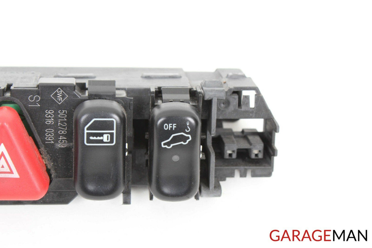 98-03 Mercedes W208 CLK320 CLK430 Hazard Door Lock Switch Control Panel OEM