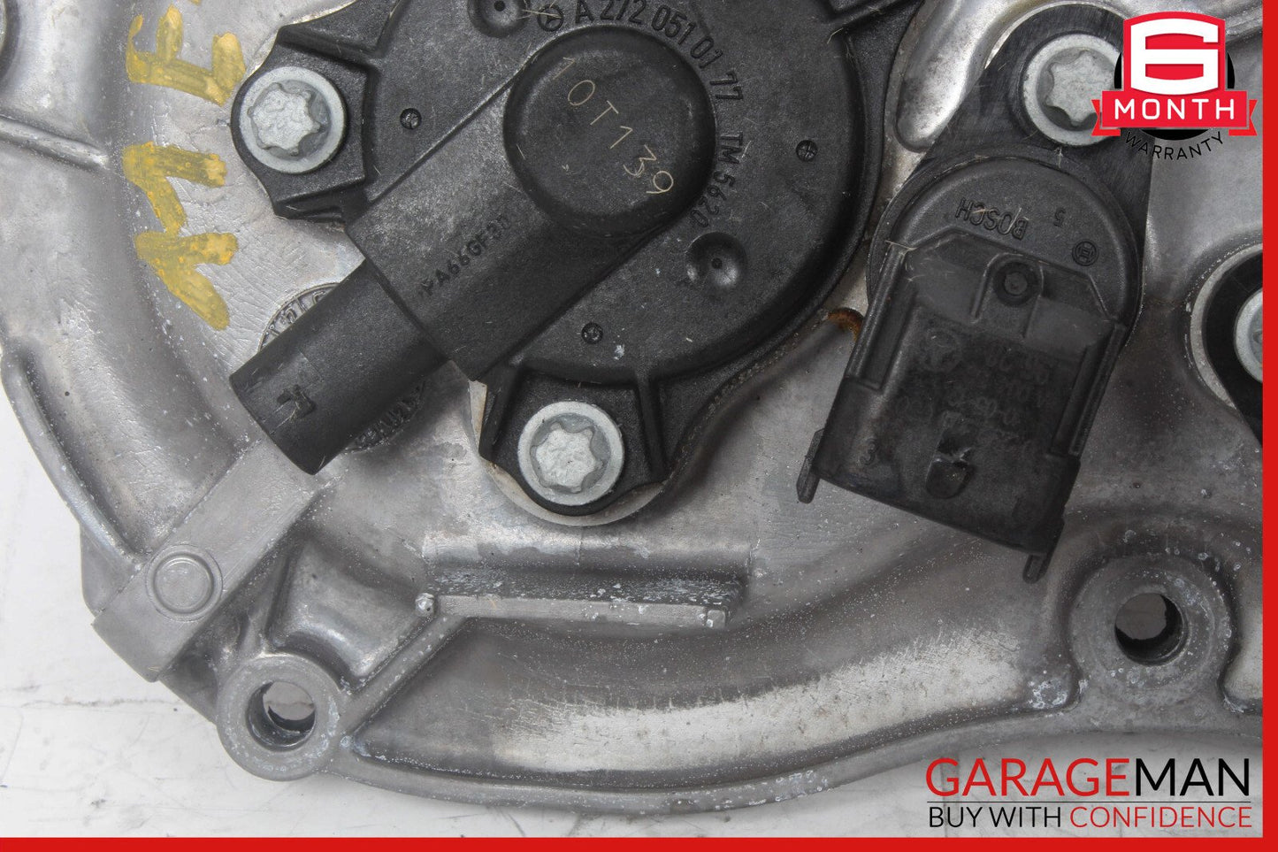 Mercedes W212 E350 SLK350 S550 Front Right Engine Timing Chain Cover Plate OEM