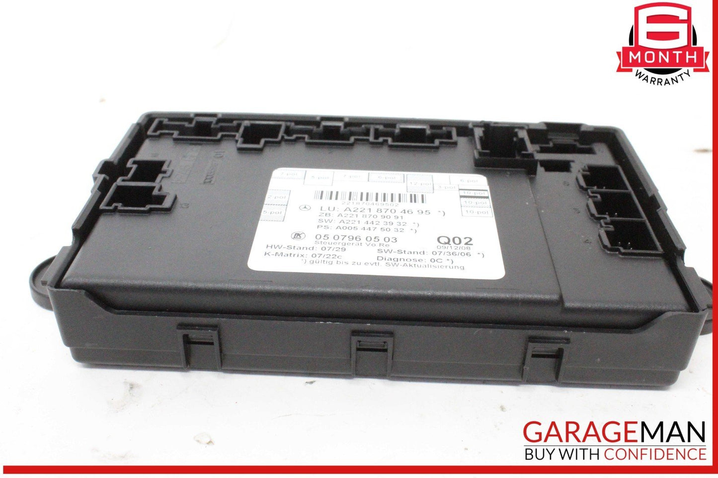 07-13 Mercedes W221 S550 S600 S63 AMG Front Right Side Door Control Module Unit