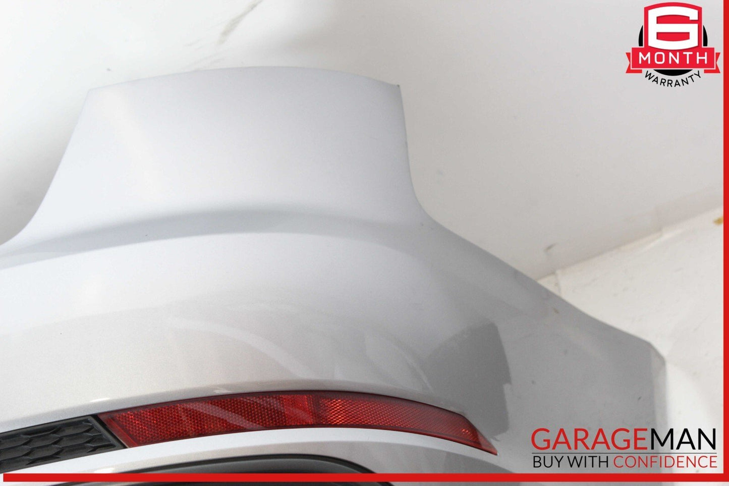 17-19 Audi A4 Rear Bumper Cover Assembly Gray OEM