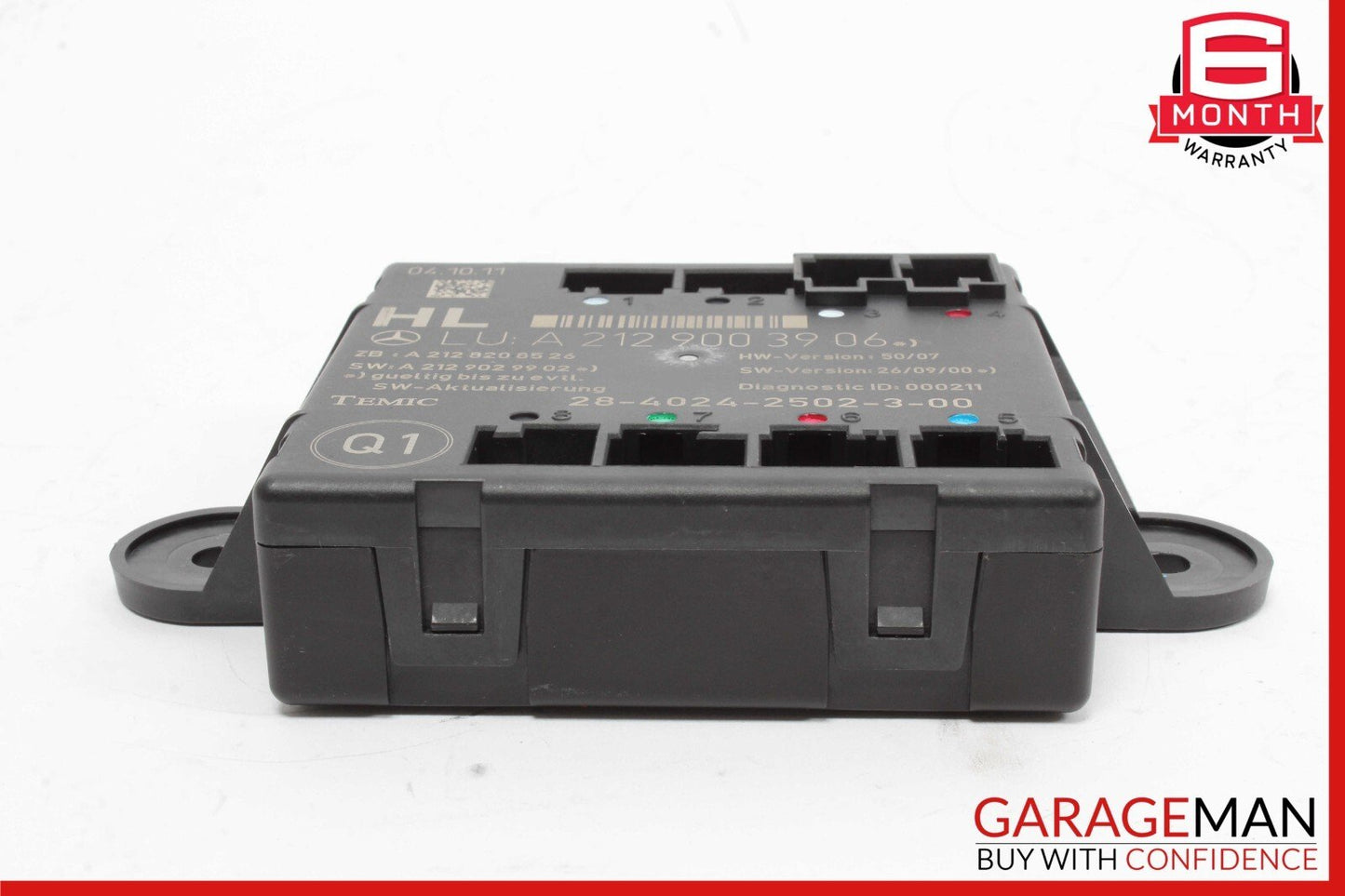 08-18 Mercedes W212 E550 C350 CLS550 Rear Left Side Door Control Module OEM