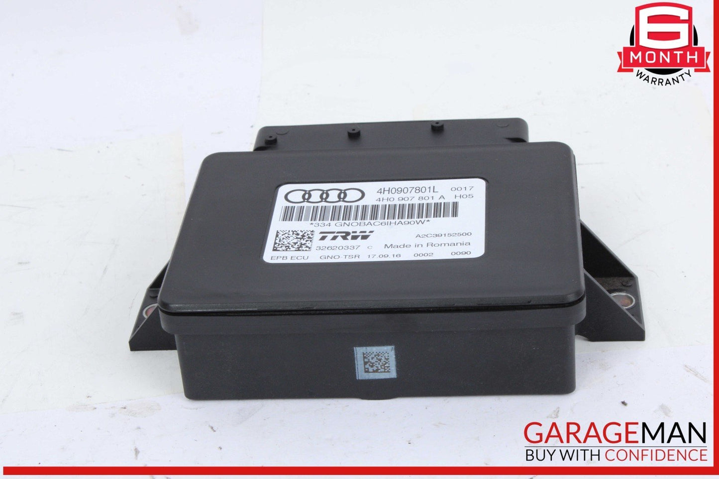 11-18 Audi A6 A7 A8 Quattro Electric Parking Brake Control Module 4H0907801E OEM