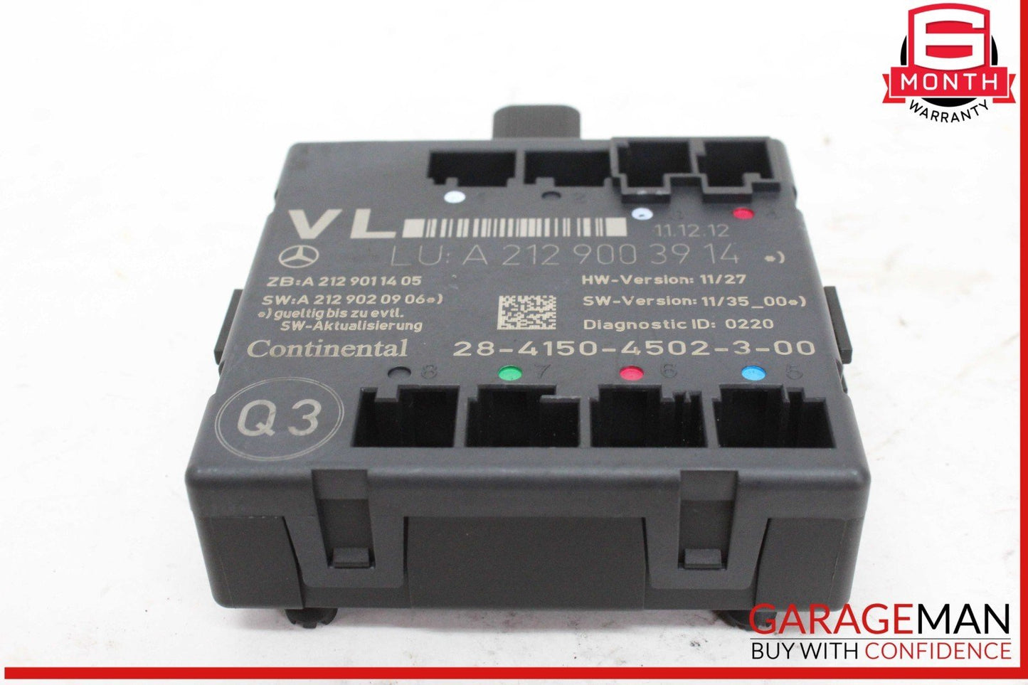 08-18 Mercedes W204 C250 CGI Front Left Driver Side Door Control Module OEM