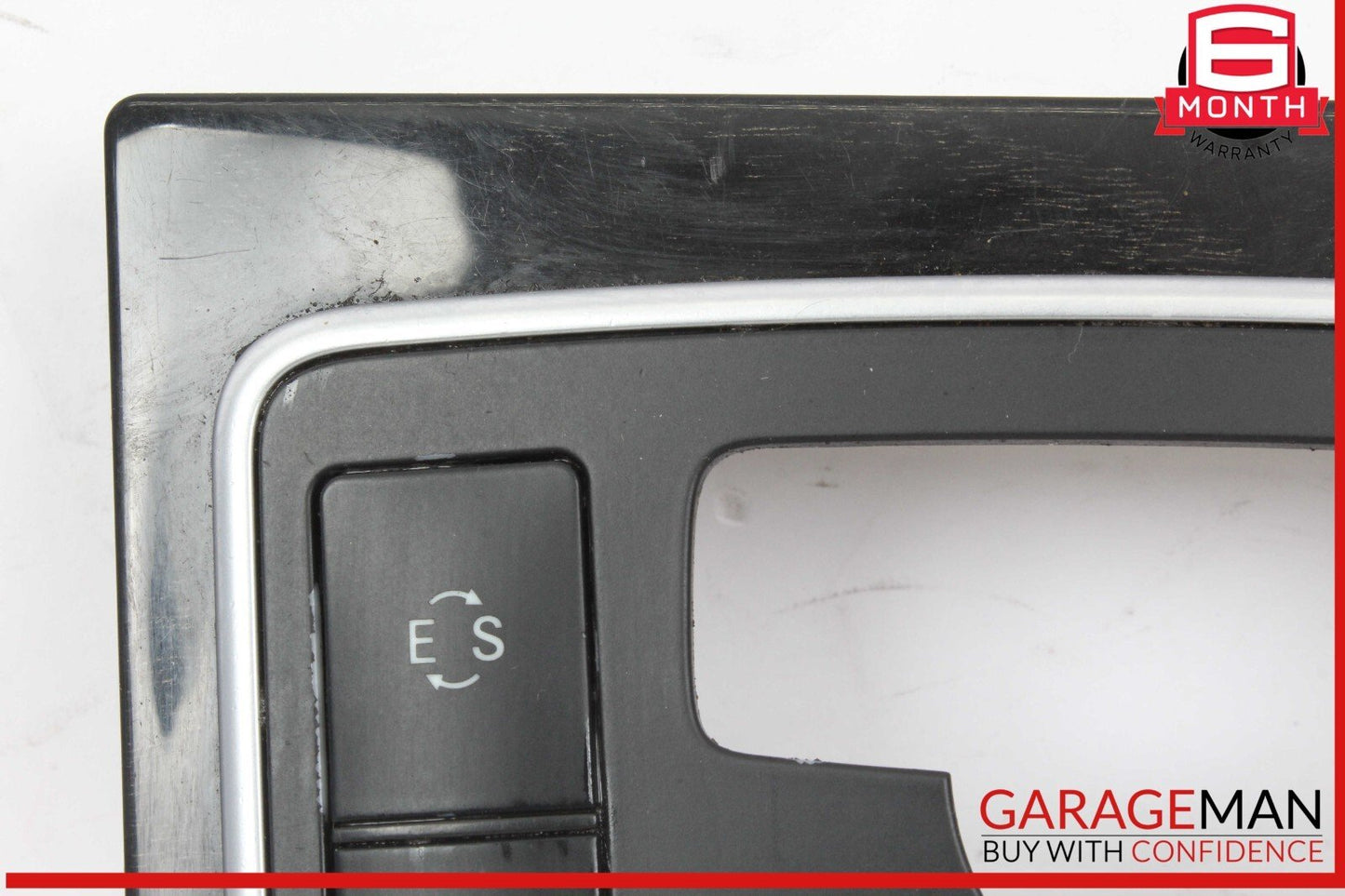 10-13 Mercedes W212 E350 Wagon Center Console Switch Trim Cover Bezel Wood OEM