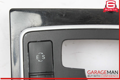 10-13 Mercedes W212 E350 Wagon Center Console Switch Trim Cover Bezel Wood OEM