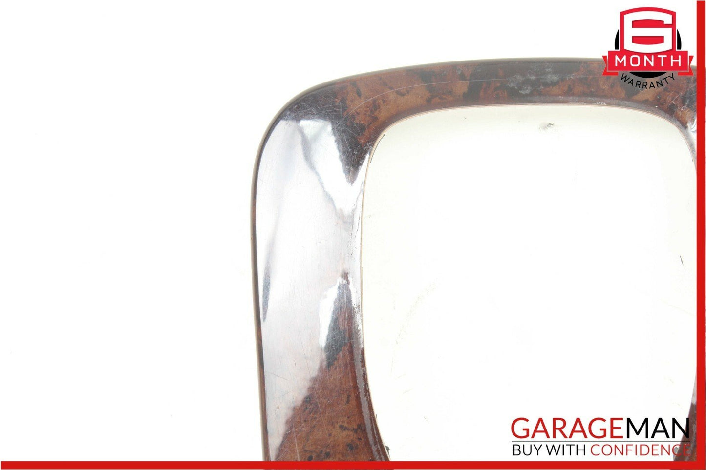 00-06 Mercedes W220 S500 S55 AMG Center Console Shift Shifter Trim Bezel Wood