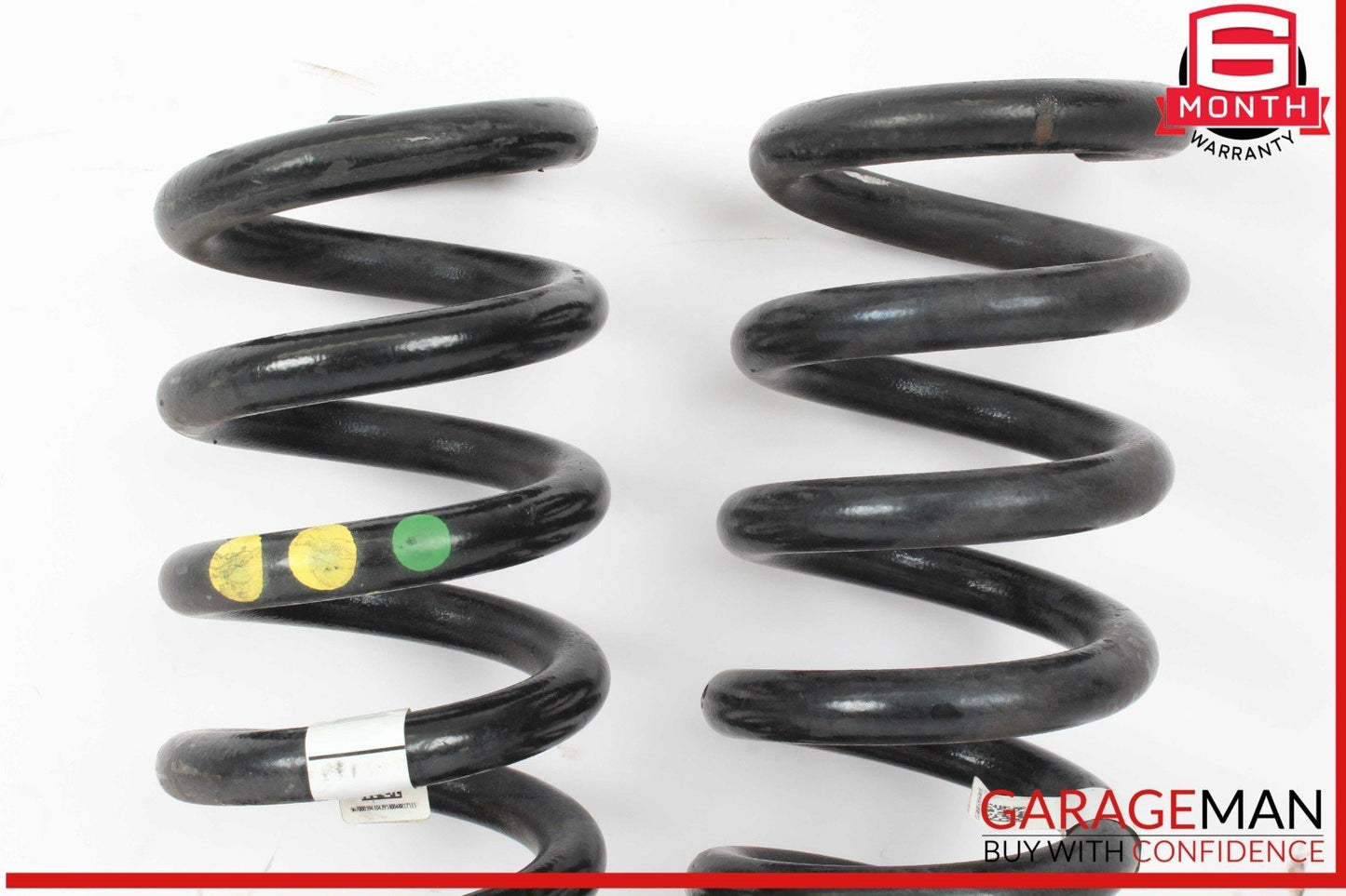 14-17 Maserati Ghibli Rear Right & Left Side Suspension Coil Spring Absorber Set