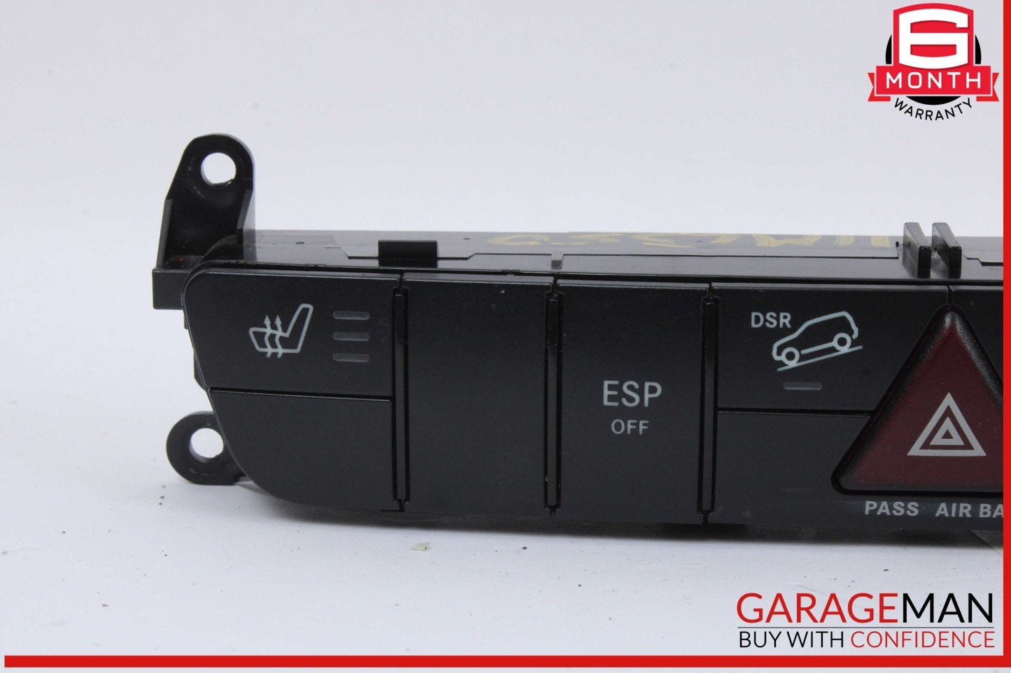 06-12 Mercedes W164 ML350 Dash Hazard Heated Seats ESP Control Panel OEM