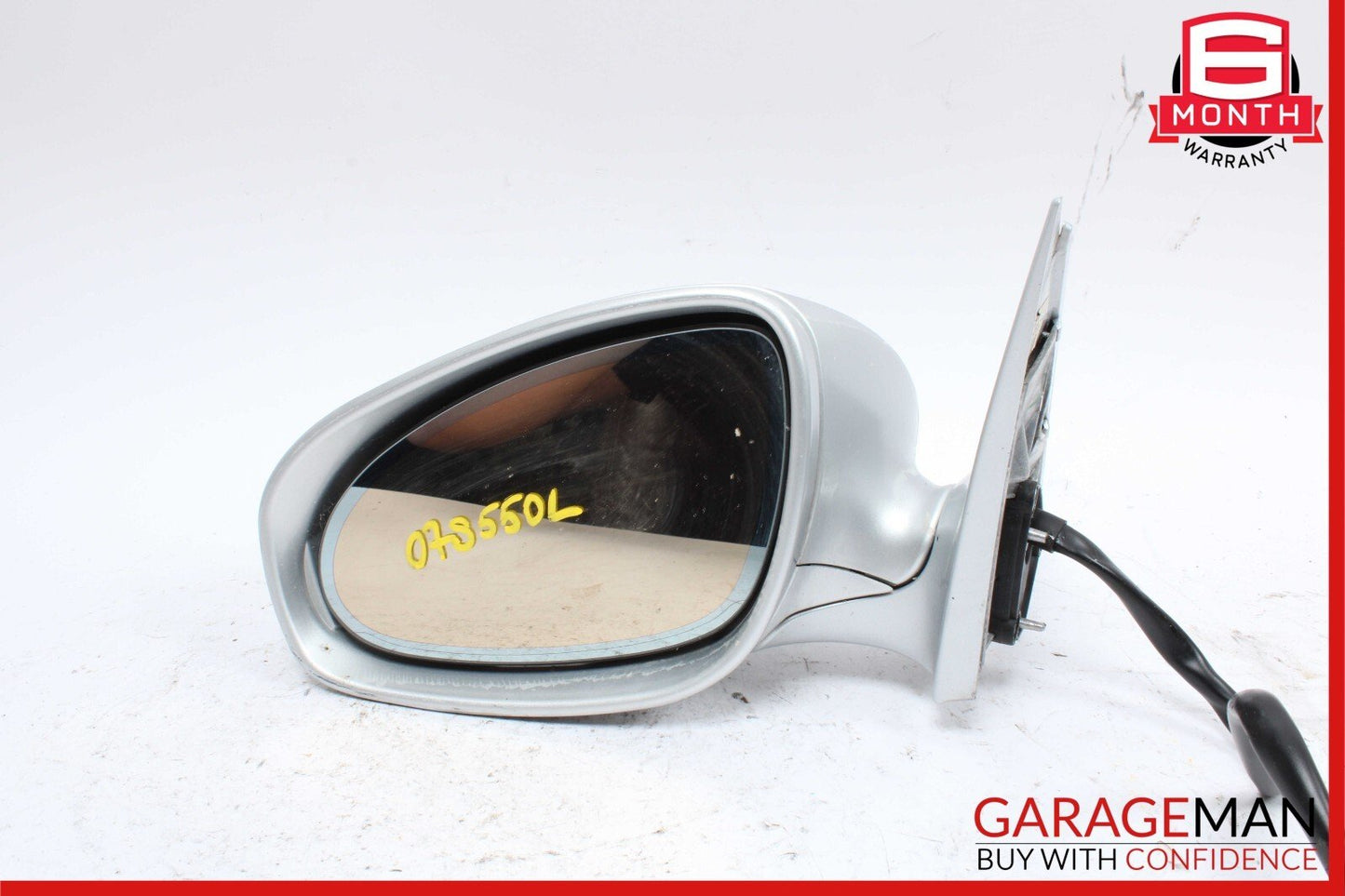 07-09 Mercedes W221 S550 S63 AMG Front Left Side Rear View Door Mirror Silver