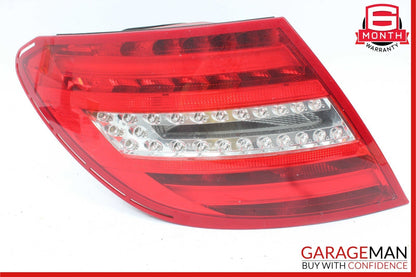 12-14 Mercedes W204 C300 C250 Rear Left Driver Side Taillight Tail Light Lamp