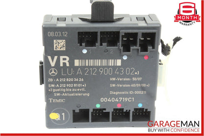 08-15 Mercedes W204 C250 C300 Front Right Passenger Side Door Control Module