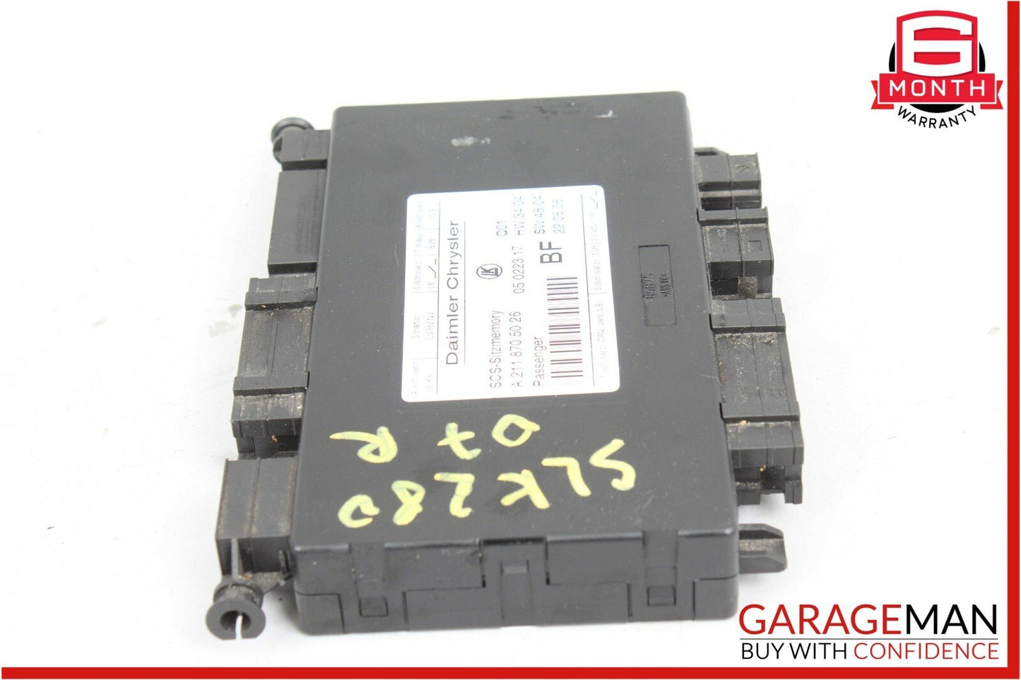 03-11 Mercedes R171 SLK280 CLS550 Under Seat Control Module Front Right Side OEM